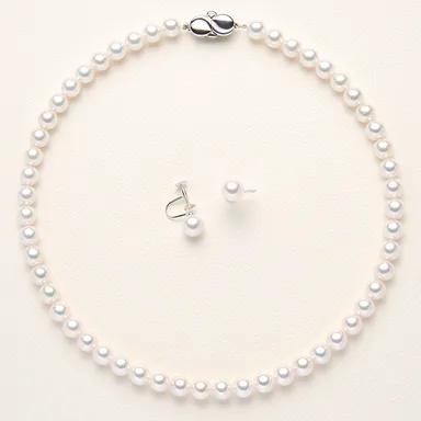 景品　パールネックレスセット