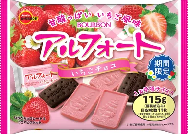 115gアルフォートいちごチョコ