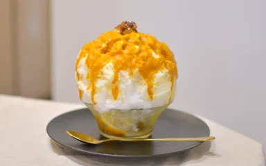 かぼちゃとほうじ茶ミルク(1)