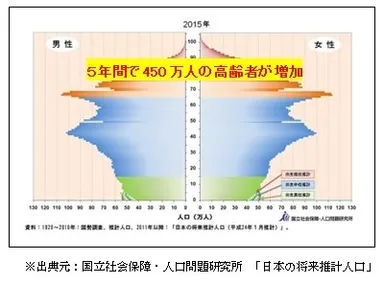 2015年人口ピラミッド