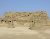 あしや砂像展の様子