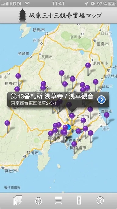 マップ画面イメージ