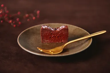 アマゾンカカオと八丁味噌のテリーヌ　断面