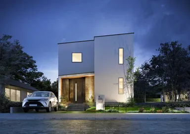 新商品外観パース(2階建)