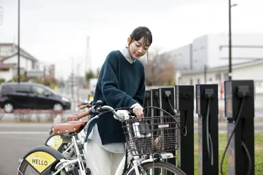 電動アシスト自転車への充電