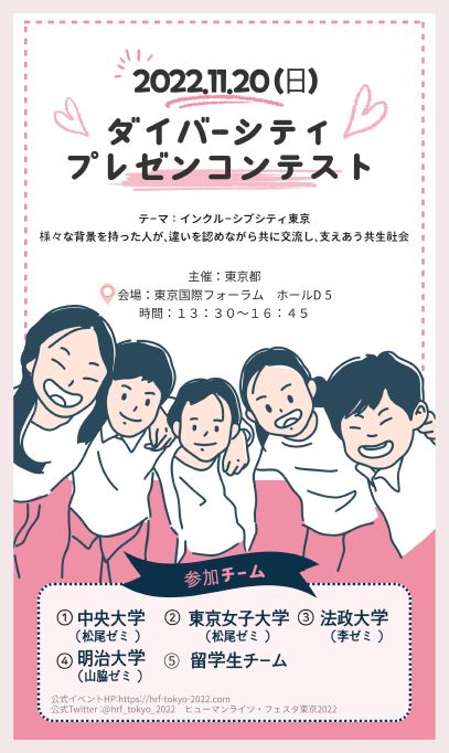 明治大学国際日本学部山脇ゼミなど都内大学生５チームが
「ダイバーシティ・プレゼンコンテスト」を実施 – Net24