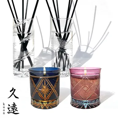 切子フレグランスキャンドル