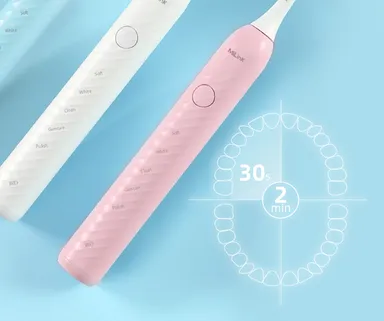 2分間ブラッシング機能搭載