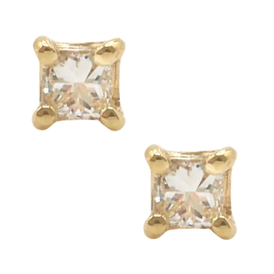 Princess Diamond Earring3