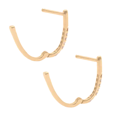 Diamond Hoop Earring2