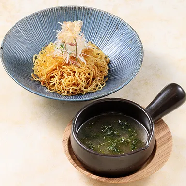 「あんだけやきそば　アオサ入りあんかけ」単品1,100円