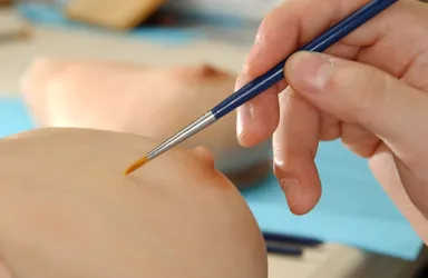 素肌に合わせた彩色風景