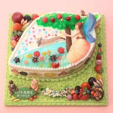 グランプリ作品_いつも笑顔をありがとうケーキ