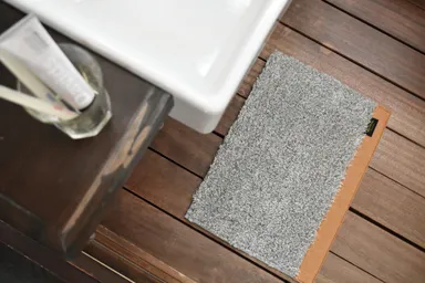 Ward Robe レザーGY  玄関マット