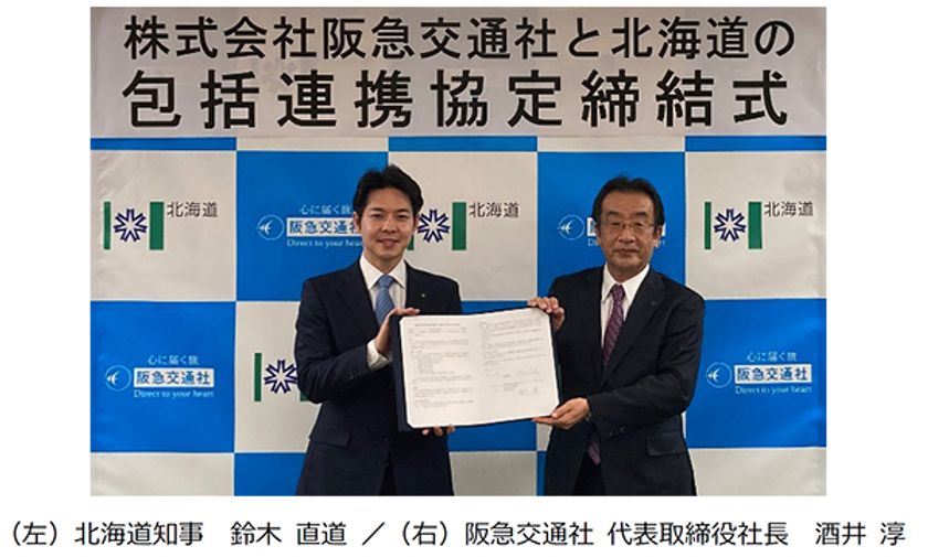 阪急交通社 北海道と包括連携協定を締結
旅行会社で初