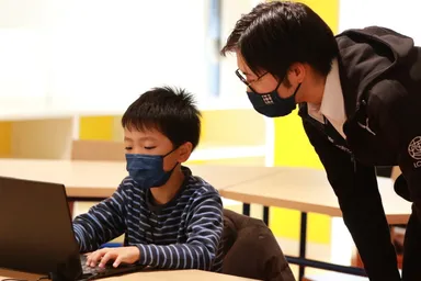 プログラミング教室の様子(1)