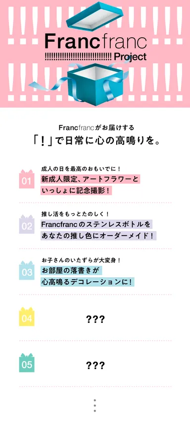 第3弾までの「！」