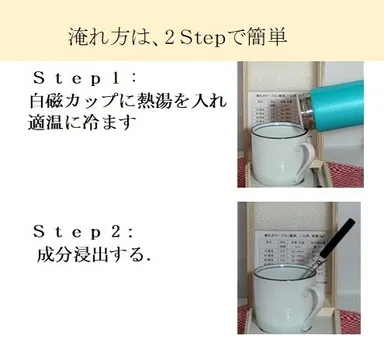 2Stepで淹れる