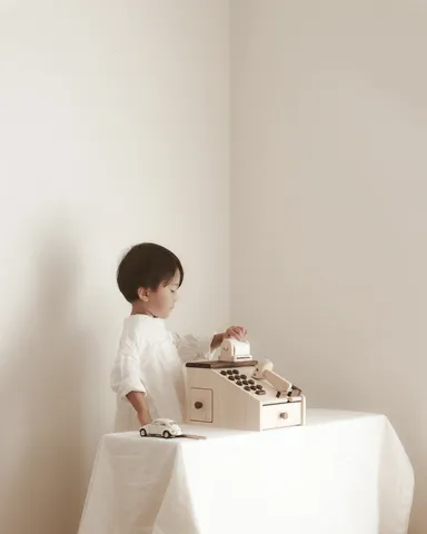 本格的なレジでごっこ遊びをグレードアップ