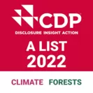 CDP気候変動とフォレストのAリストに選定