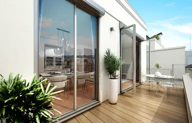 オープンエアデッキ完成予想CG