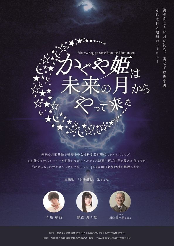 コニカミノルタプラネタリウムと関西テレビが共同制作したドームシアターコンテンツ
『かぐや姫は未来の月からやって来た』