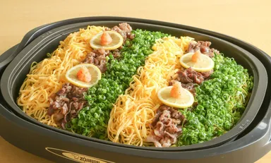 ホットプレート盛り付け例