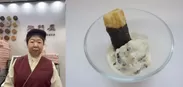 福島理恵さん(エキュート東京店)／揚餅ショコラアイス