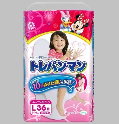 トレパンマンLサイズ 女の子用