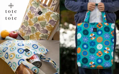 左上「空飛ぶ」／左下「ダンス」／右「傘の花」