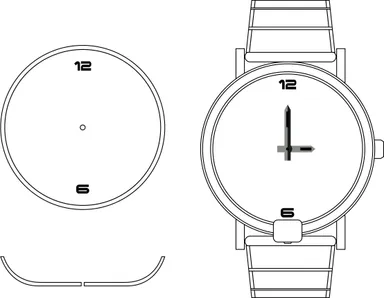 文字盤のデザイン