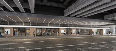 1階高架下ファサード (イメージ）