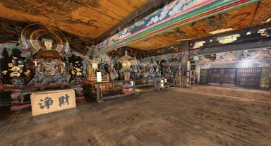 写真3) 通常拝観できない国宝 知恩院三門内部までVRで閲覧が可能に