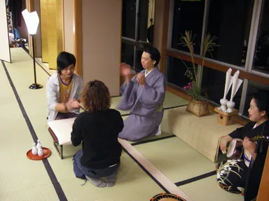 お座敷遊びの風景