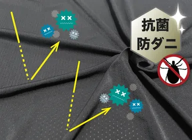 抗菌防ダニ仕様の漆黒カバー