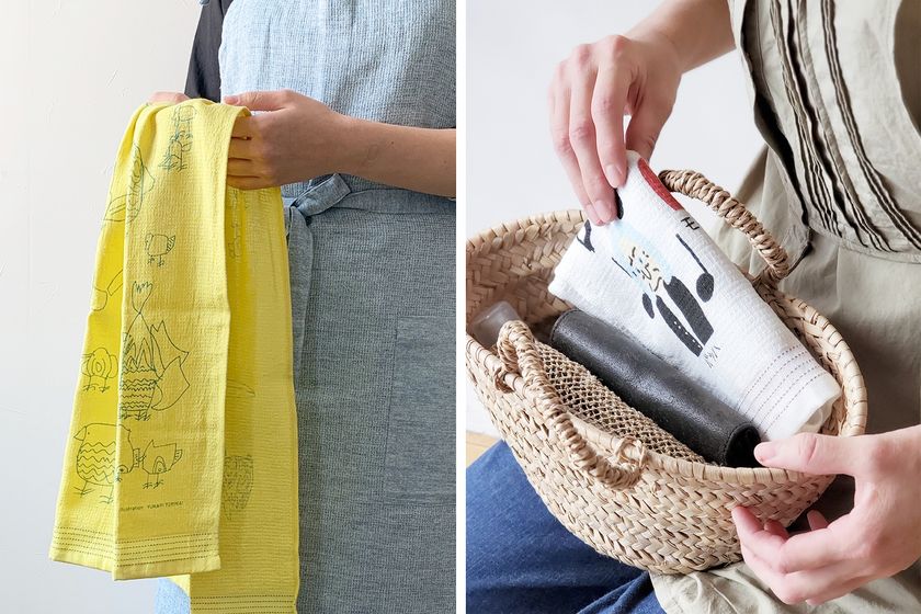 独創的な感性をタオルに乗せて。 『ハンディキャップアーティスト×老舗