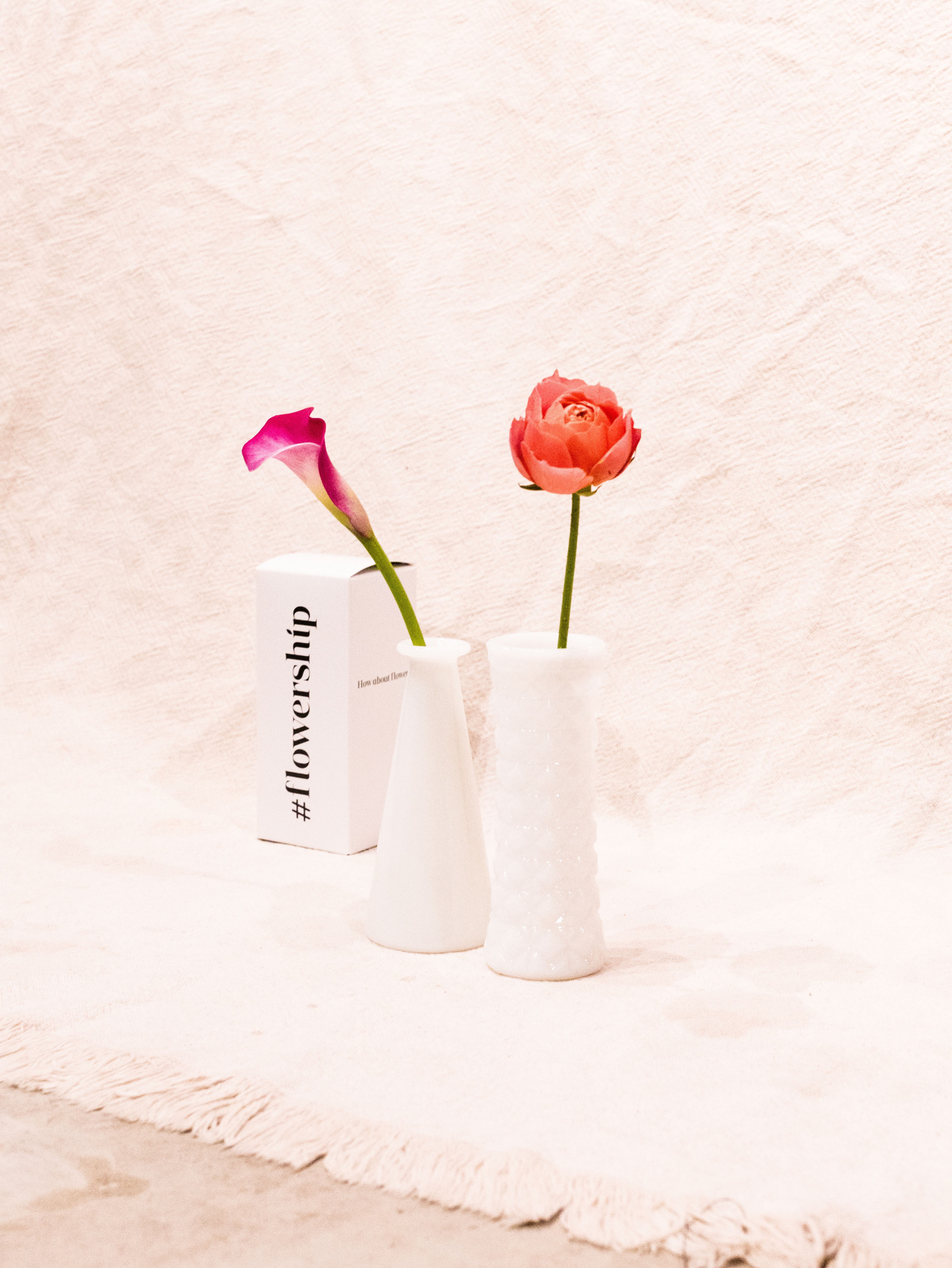 2023年1月より#flowershipが「ミルクガラス」を使ったオリジナル花瓶の