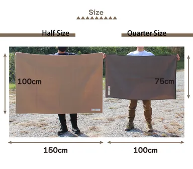 アウトドアブランケットサイズ