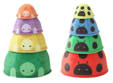 (左)かめ／(右)てんとうむし　全2種類