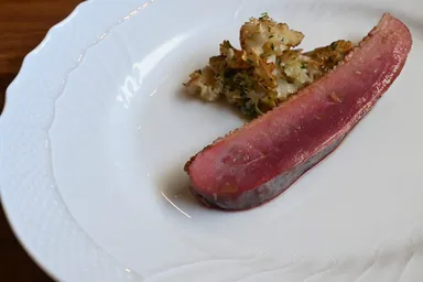 ブルゴーニュ産鴨の炭火焼き