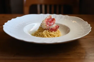 たらば蟹のタリオリーニ