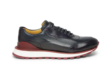 モエナディアスキン＆カーフレザースニーカー(2)