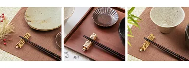 wa-gu-mi 楊枝入れ付き箸置き 2種3柄