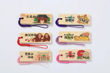 オリジナル 木札ストラップ イメージ