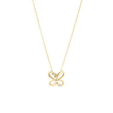 K10YG ダイヤモンド ネックレス