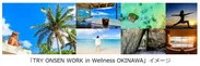 「TRY ONSEN WORK in Wellness OKINAWA」イメージ