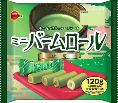 120gミニバームロール抹茶