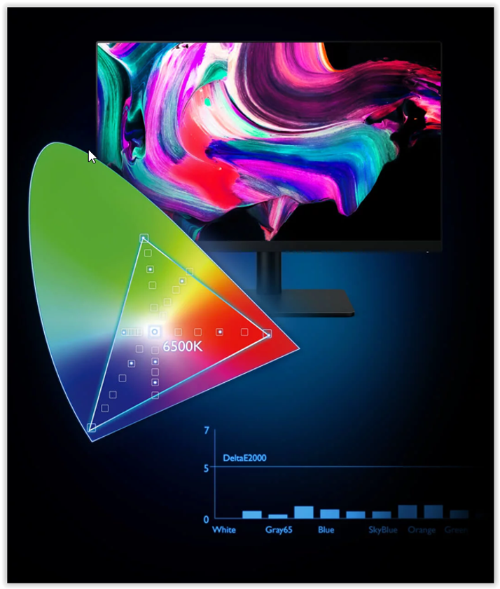 AQCOLOR(TM)』シリーズ新製品のデザイナー向け4K UHDエルゴモニター 27