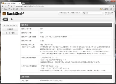 ステータス画面