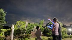 タブレットを使って気軽に星空観察が楽しめます！